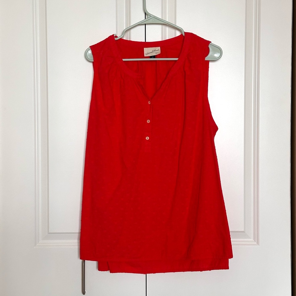 Universal Thread Red Sleeveless Top 2X